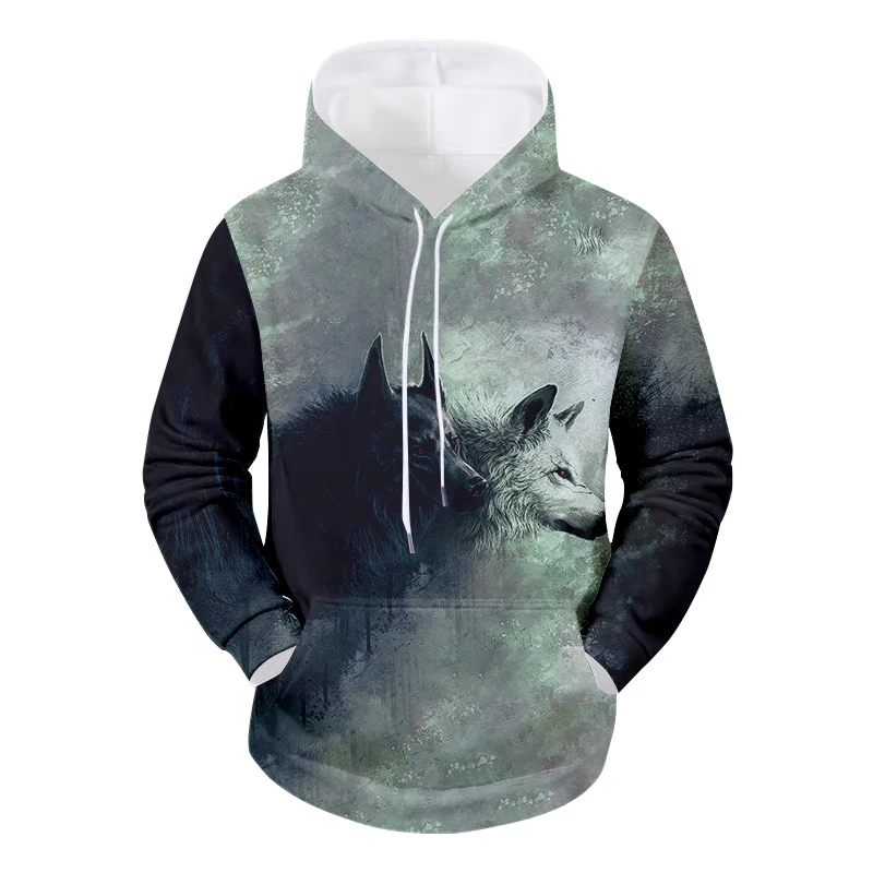 Wolf Fashion Style 3D Printed Hoodies Unisex Pullovers Hoodie Casual Sweatshirts