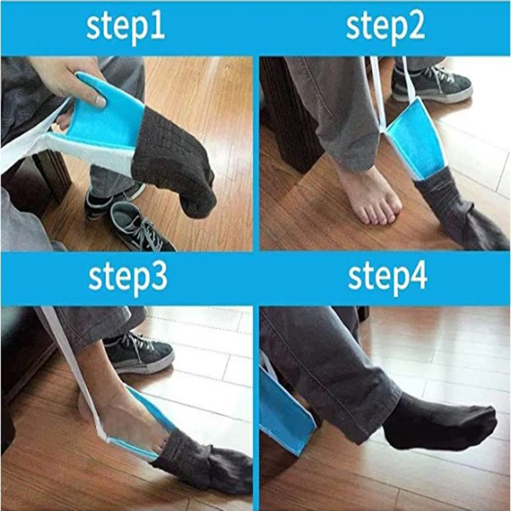 No Bending Sock Aid Device for Seniors Disabled Pregnant Sock Helper Aid Tool Assistant Device sock aid