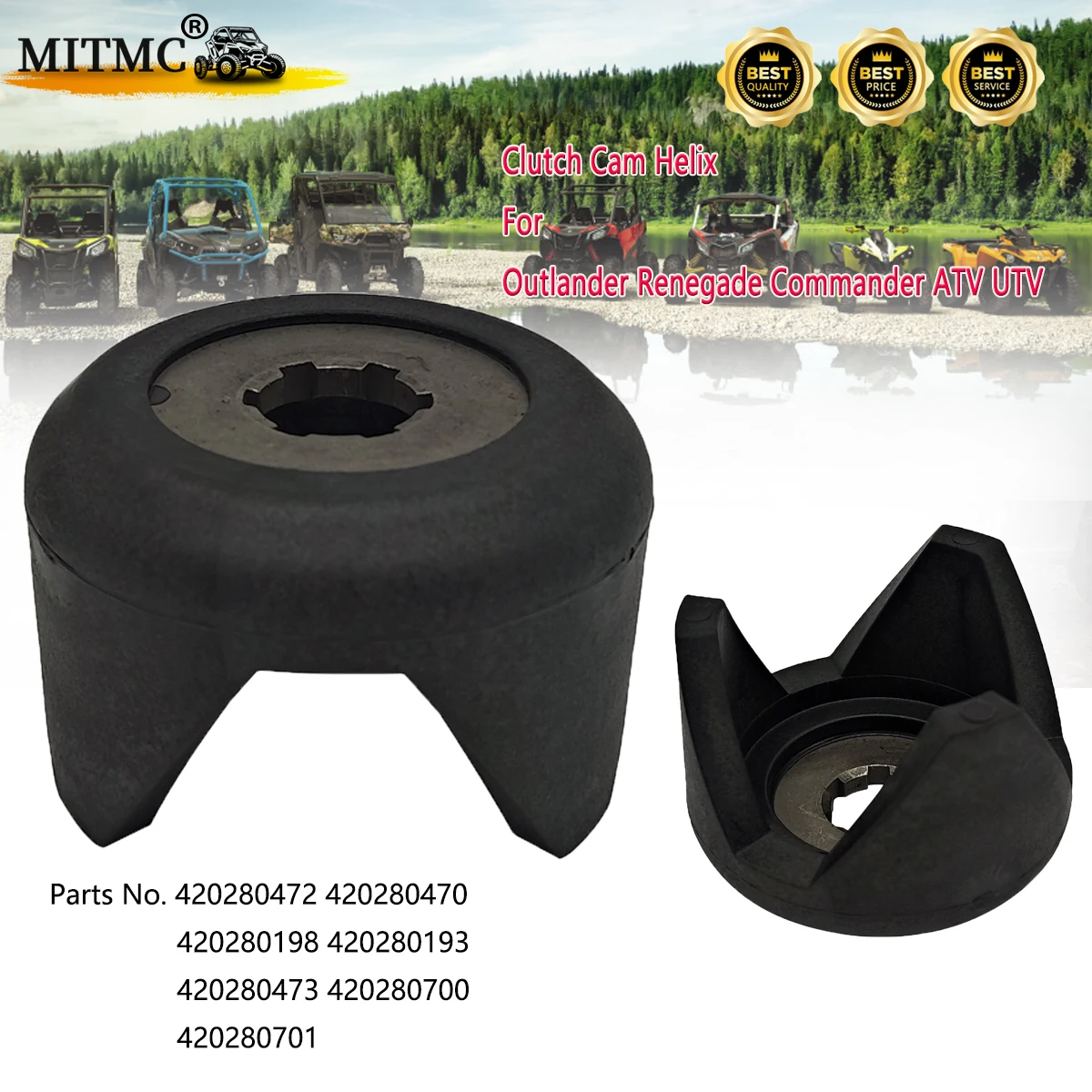 Clutch Cam Helix For Can-Am Outlander 570 650 800 850 1000 Max - Foto 11