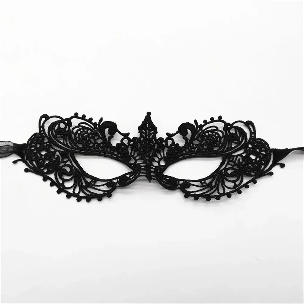 Women Sexy Lace Mask Fashion Fun Black Eye Masks Princess Party Mardi Gras Cosplay Prom Props Costume Nightclub Female Eye Mask