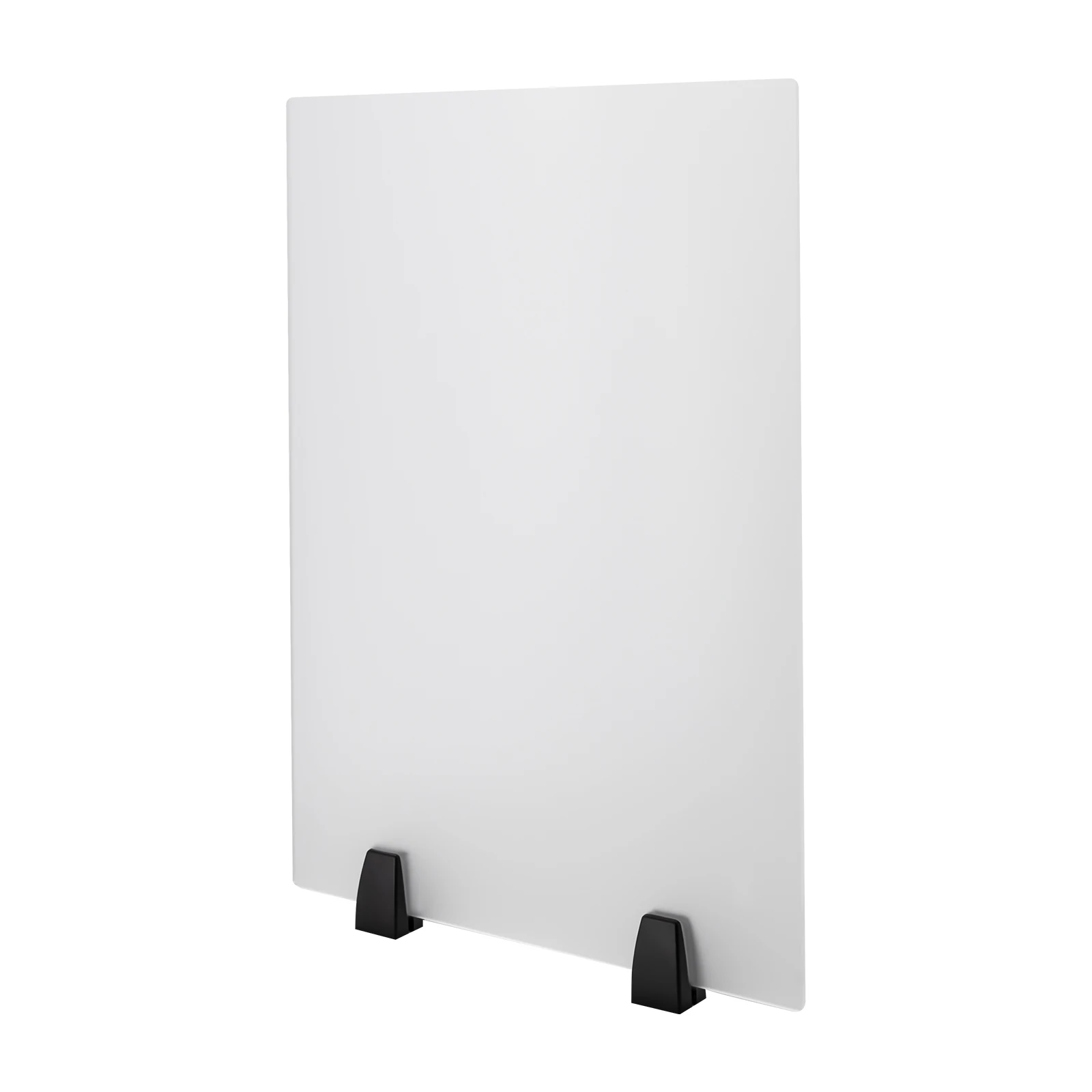 2 Pcs 24*18 Inch Acrylic Office Desk Privacy Panels Frosting Process Desk Privacy Divider for Office 3