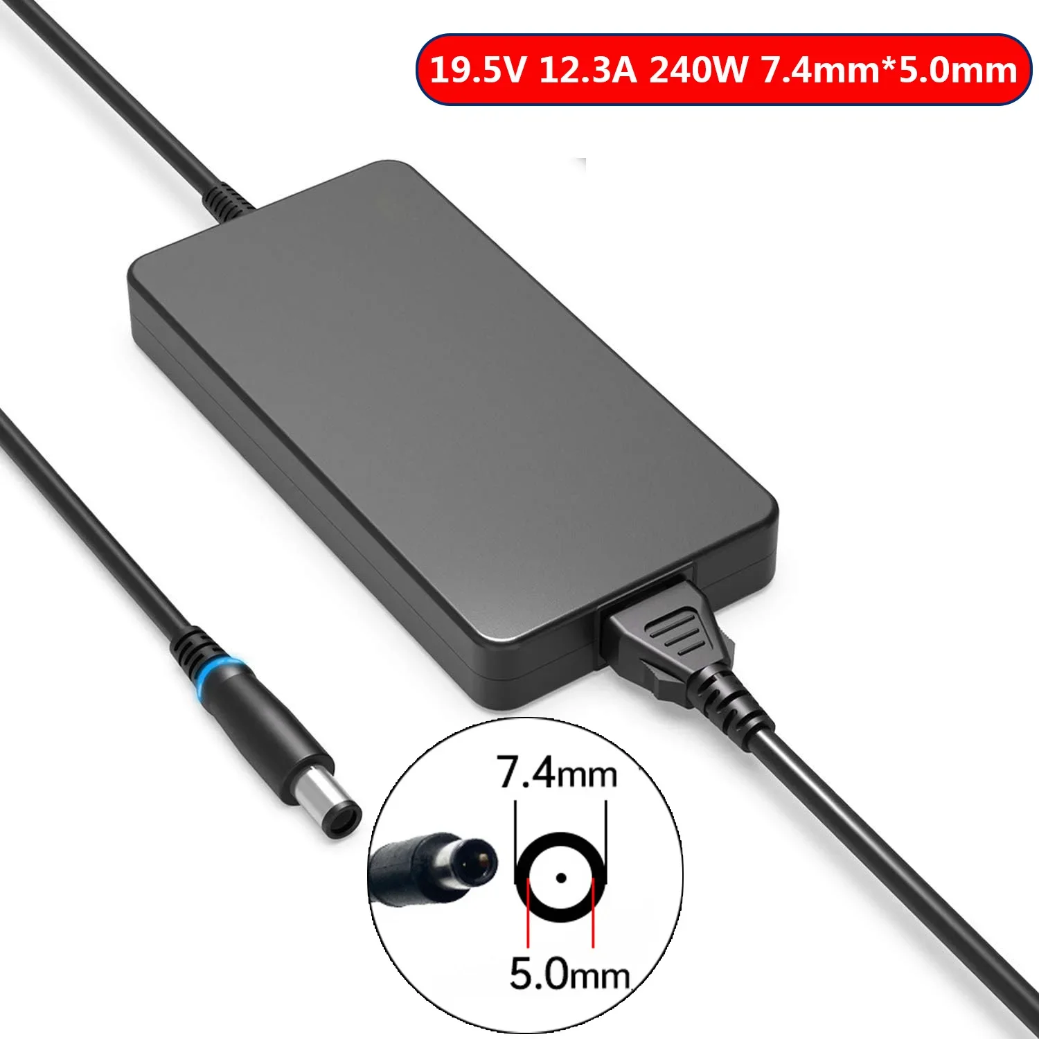 

19.5V 12.3A 240W Laptop Ac Adapter Charger For Dell Alienware 15 R2 R3 R4 M14X,17 R2 R3 R5 M17,Area-51m,M17 m17X,M15 M15X M11x