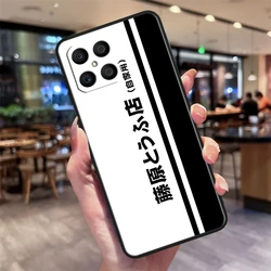 Initial D Anime Black Soft Phone Case Cover - Honor 30 Pro Plus (HA9801HSE)