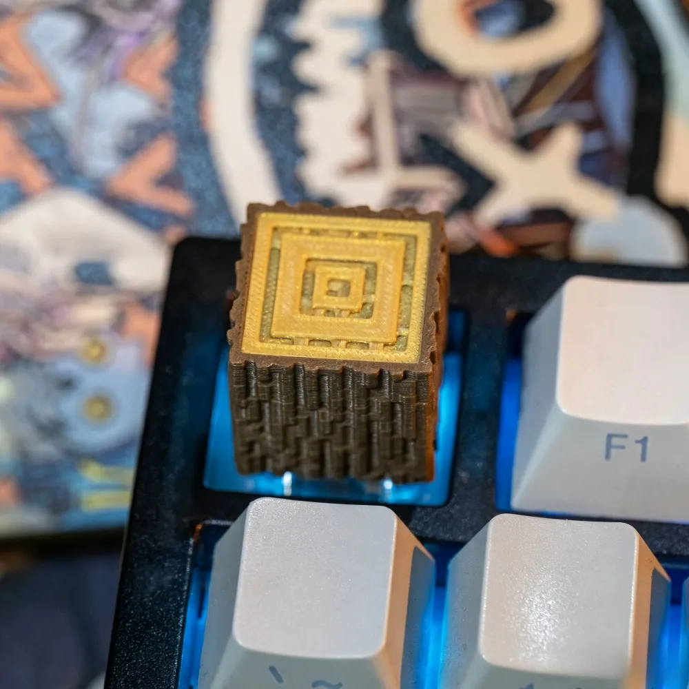 Pixel Art Wooden Keyboard: A Must-Have for Gamers and Enthusiasts
