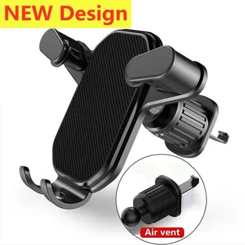 Supporto per telefono per auto Supporto per presa d'aria Gravity Supporto per auto GPS Smartphone Supporto per cellulare mobile nella staffa per auto per iPhone Samsung Xiaomi LG
