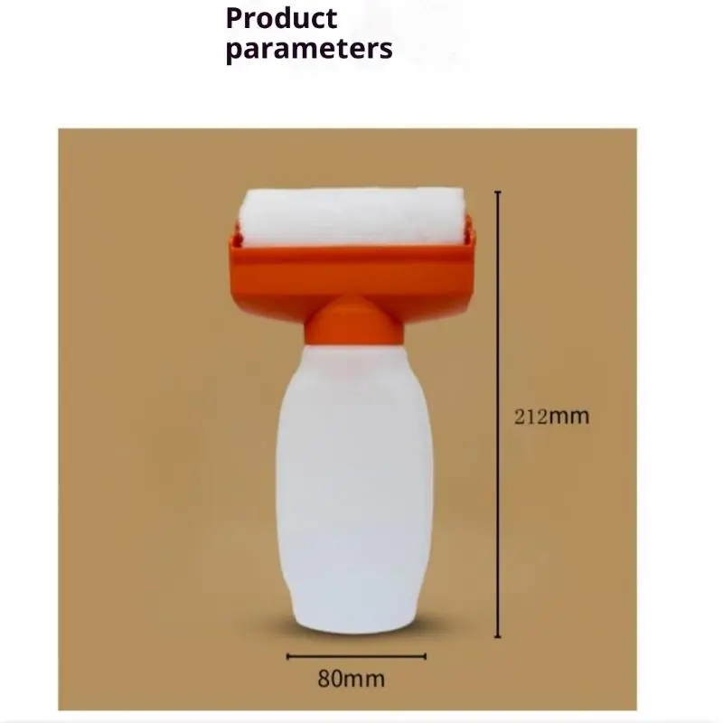 재사용 가능한 벽 수리 도구 키트 350ml 페인트 롤러 브러시 및 폴리머 병 포함, 수성 라텍스 페인트 DIY에 이상적