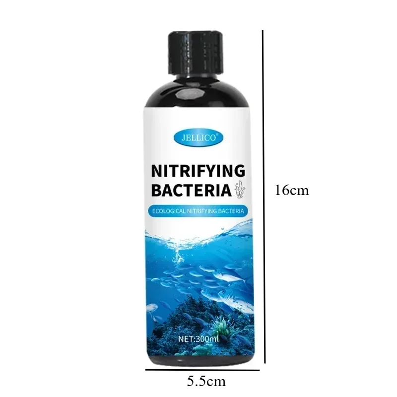 Fish Tank Water Purifier 300ml Nitrifying Bacteria Liquid Aquarium Fish Farming Medicine Supplies Fishbowl Water Treatment