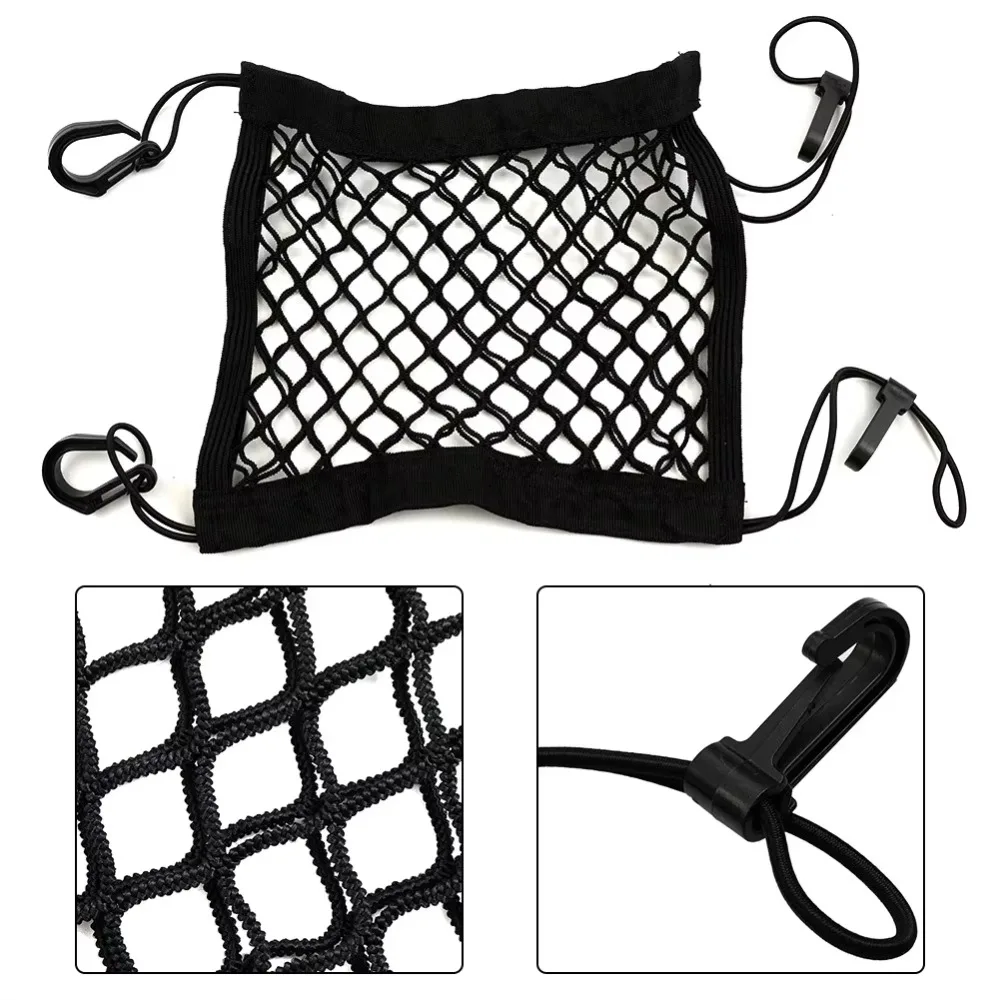 Motorcycle Cargo Net Bike Scooter Mesh Storage Bag Luggage Net Hook Hold Bag Moto Mesh