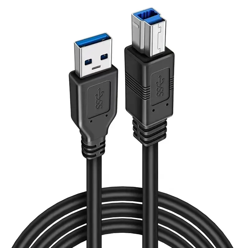 Cavo Dati USB 3.0 2 Metri Cavo Usb Cavo Dati USB 3.0 Tipo B Cavo Adattatore USB-C Maschio A USB-B Maschio Per PC Docking Station Hub Dischi Rigidi Esterni Scanner Stampante Cavo