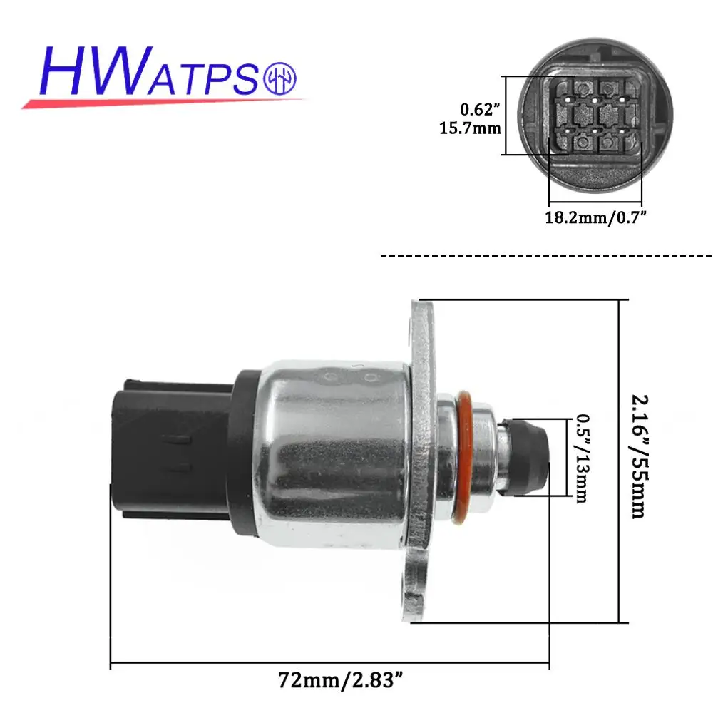 HWATPS Suzuki Cervo MR Wagon R Plus Solio Wide Idle Air Control Valve ISC 18117-58J50-000 18117-58J50 18117 58J50 1811758J50