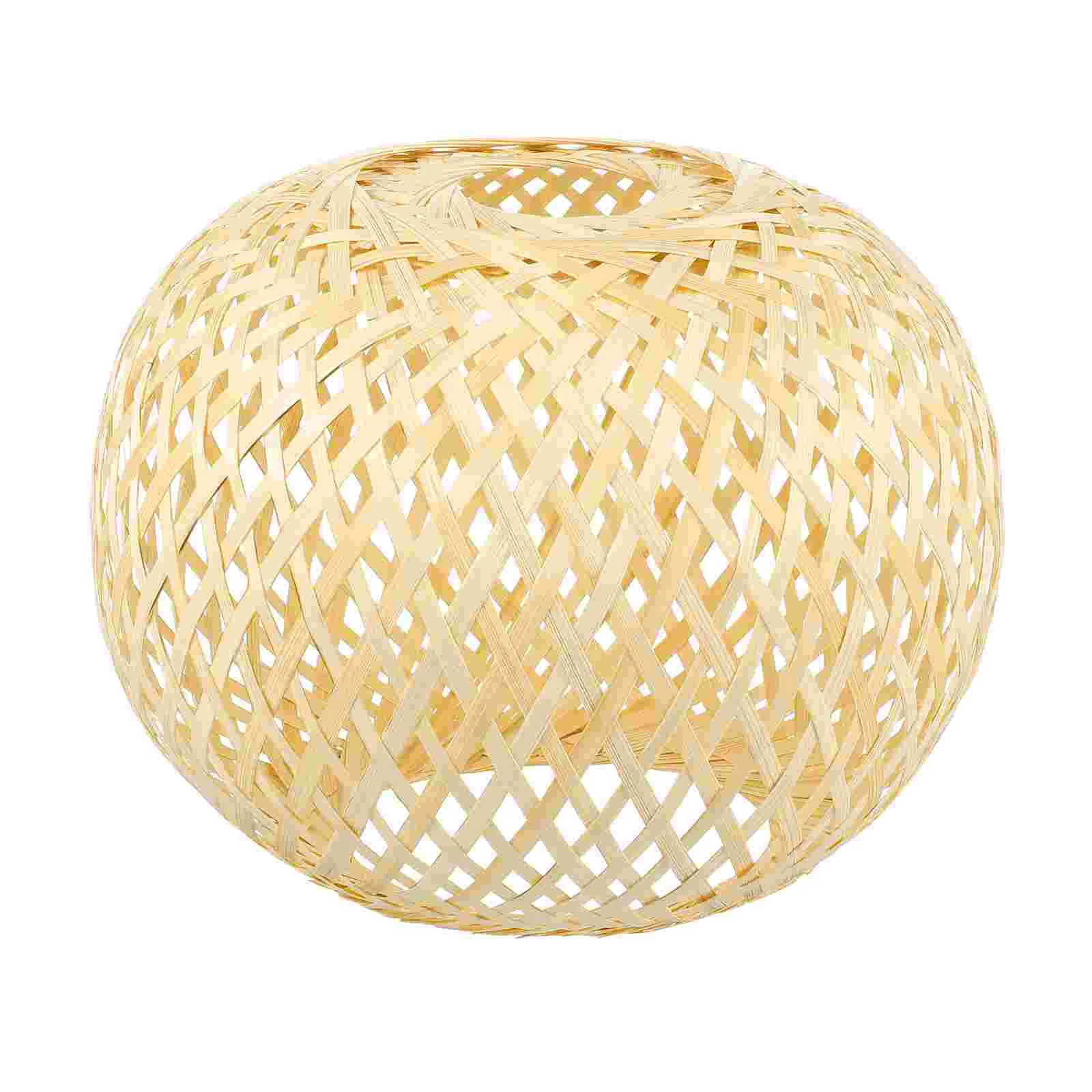 

Lampshade Hanging Shades Bamboo Weaving Tatami Home Restaurant Chinese Style Accessory