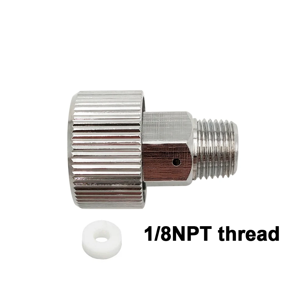 Bleed Release Valve Adaptor For HPA Hand Pump Tank Cylinder Refill Station Charging Adapter 1/8NPT,M10*1 Threads