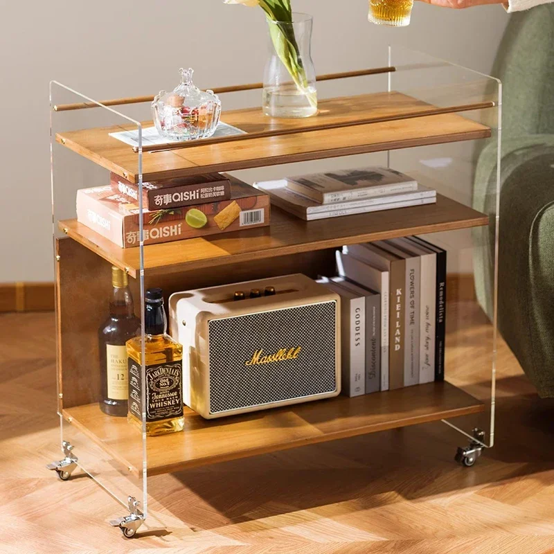 &Icirc;les de cuisine Kitchen Islands Serving Groceries Outdoor Nordic Candy Tea Trolley Living Room Wagen Mit Rollen Home Furniture