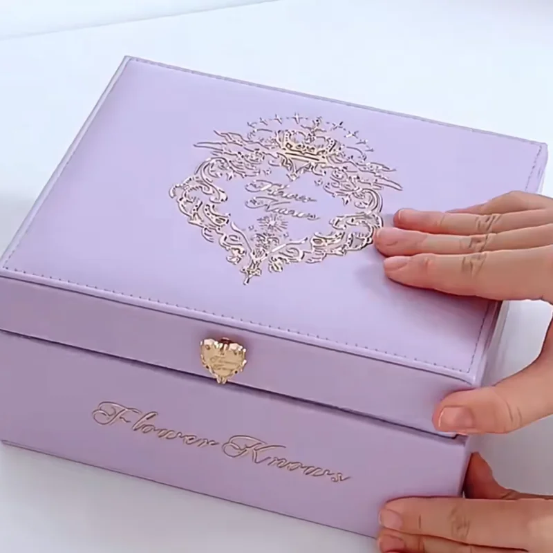 Flower Knows Cosmetics Storage Box Limited Edition Strawberry Rococo Violet Jewelry Empty Box