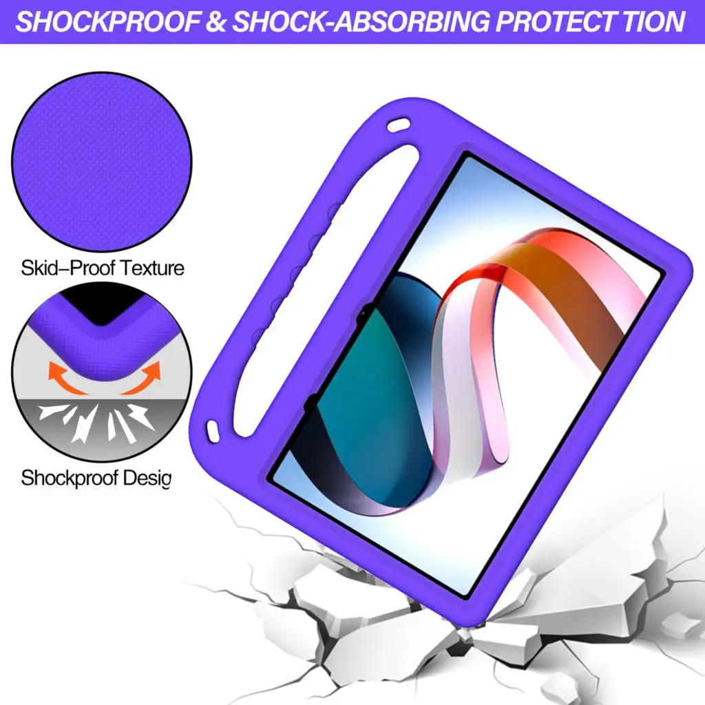 Kids Safe EVA Case For Xiaomi Pad 6 5 Pro pad6 Redmi Pad 10.61 2022 ShockProof Full Body Tablet Cover Mi Pad 4 Plus Stand Case_voghion.com