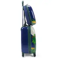 Ensemble de 2 valises de voyage pour enfants : valise 16'' + sac à dos 12'' 4