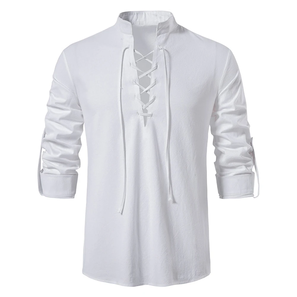 

Regular Shirt Shirt Shirt Solid Color Spring Summer Tops V-Neck Blouse Vintage Brand New Casual Winter Fashion