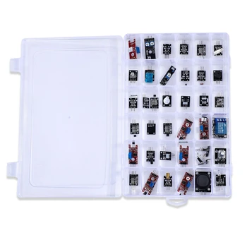 Modulo sensore 37 in 1 Progetto robot Arduino Kit ingresso fai da te UNO R3 MEGA2560 con scatola