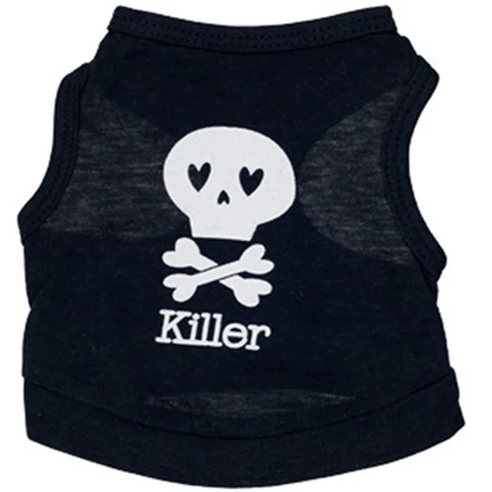 thumbnail image 1 of Chaleco de seguridad para perros, ropa negra para perros pequeños, camisetas para perros pequeños, disfraz de chaleco para gatos, Chihuahua, Yorkie, Pug, verano, 1 of 5