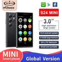 Original SERVO S24 Mini Smartphone Android10.0 3.0 Inch 16GB Face Recognition Dual SIM Standby Play Store 4G Small Mobile Phone 1