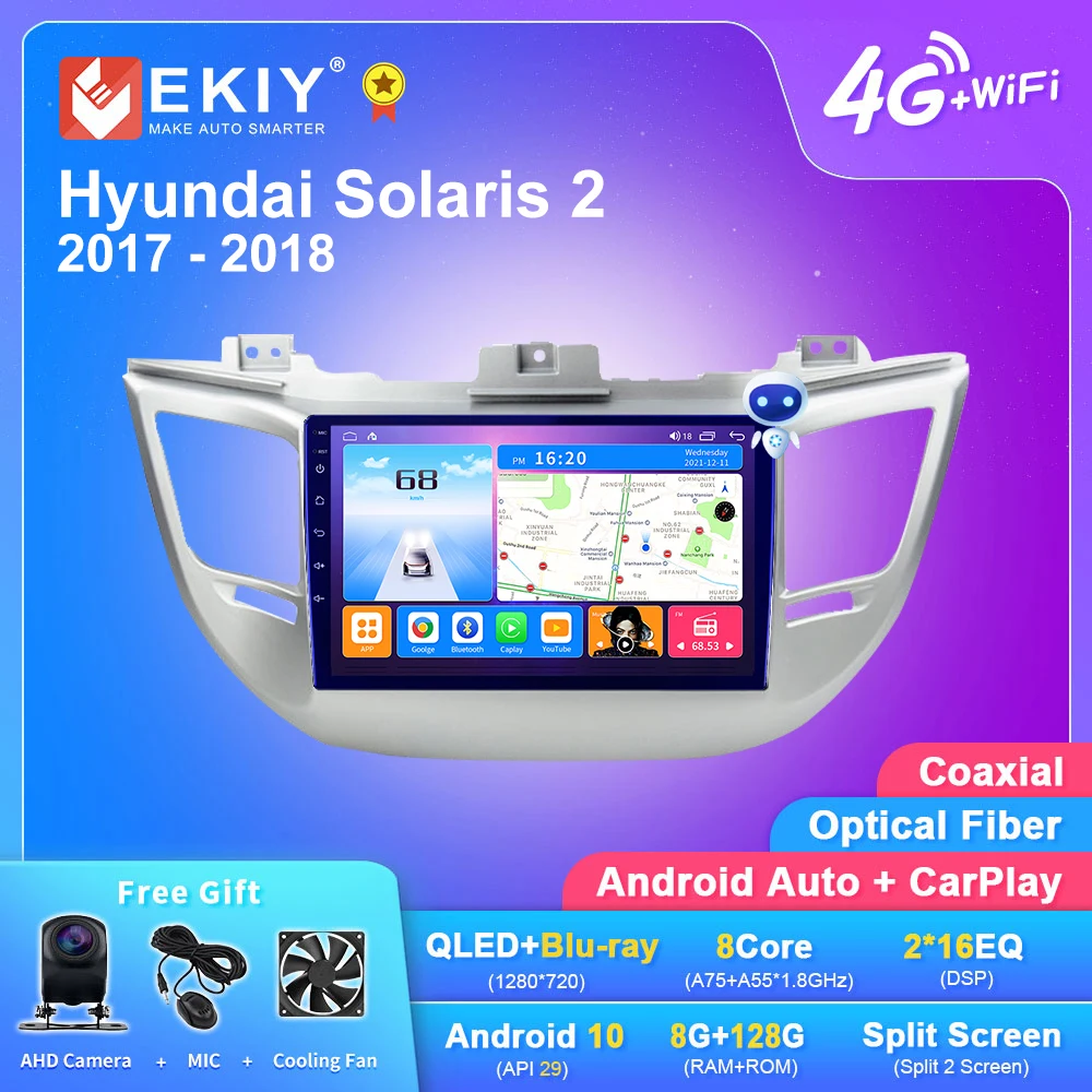 

EKIY T7 Android 10.0 Car Radio For Hyundai IX35 Tucson 3 2015-2018 Multimedia Player Stereo Navigation GPS NO 2din Tape Recorder