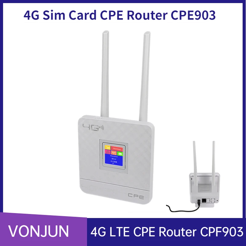 Cpe903 4G Lte Cpe Router Wan/Lan Antenne Esterne Sbloccate Hotspot Wireless Cpf903