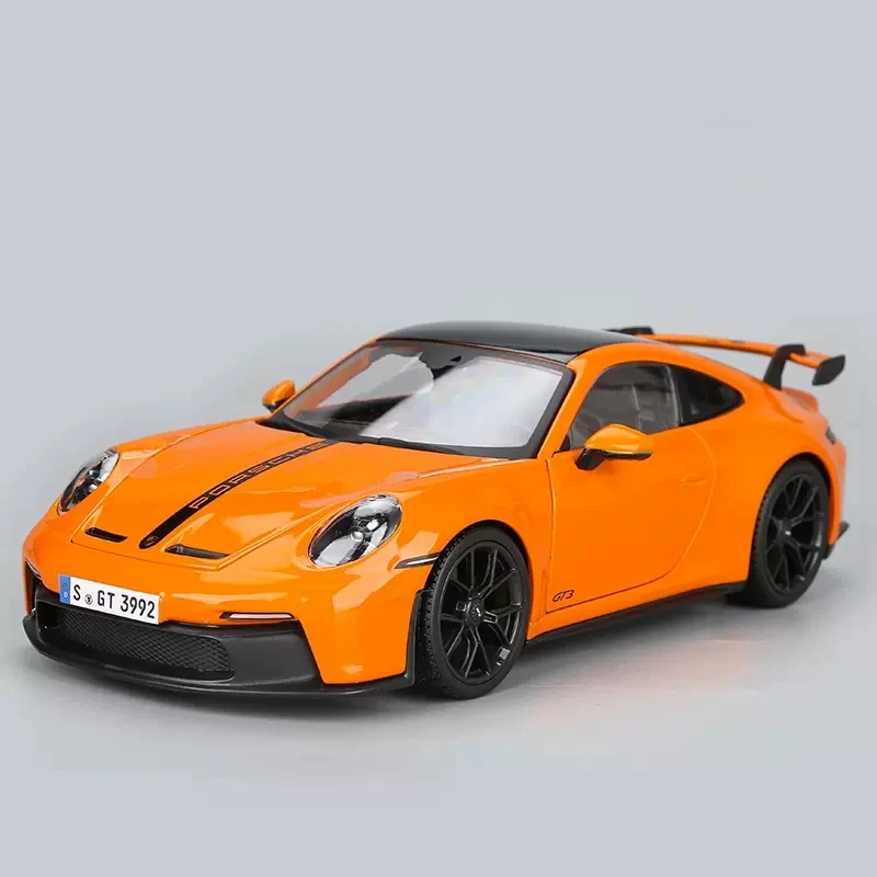 Voiture Miniature Porsche 911 992 GT3 Coupé 2022 Orange 1/18