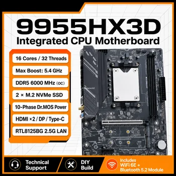 New Onboard R9/R7 HX3D HX CPU & Motherboard Combo for Desktop Gaming PC with DDR5 1
