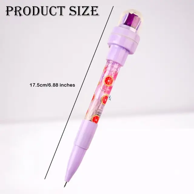 5-in-1 LED Light Bubble Stamper Pen