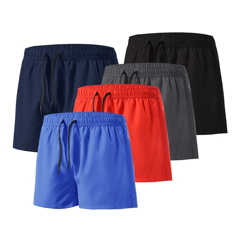 Men Sport Shorts Double Deck Running Shorts 2 in 1 Beach Jogging Training Short Pant Gym Wear Fitness Basketball Workout Clothes 6