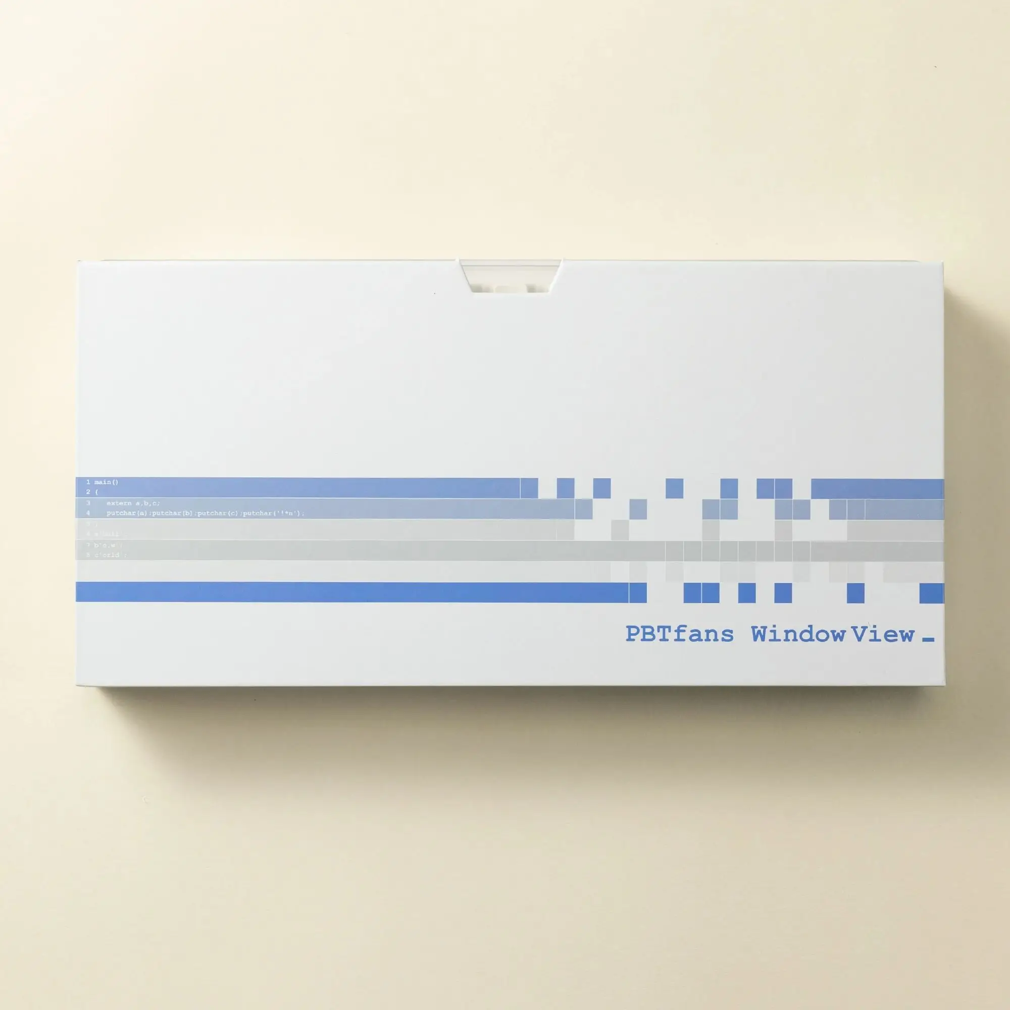[기본 키트] PBTfans 윈도우 뷰 PBT 소재 염료 승화 체리 프로파일 KBDfans 키캡 레트로