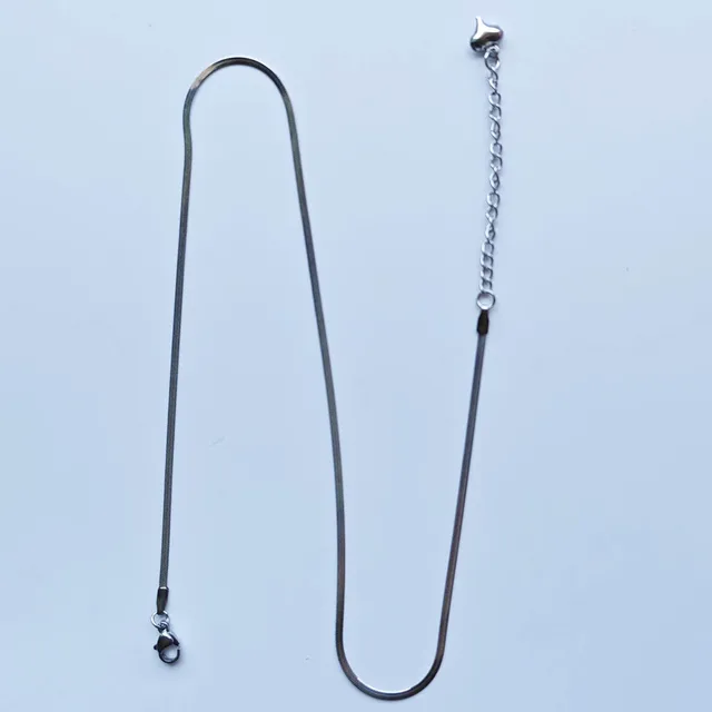 12 Catene Per Collane In Acciaio Inossidabile 304 - Serpente Con Moschettone Per Creazione Gioielli - Foto 8