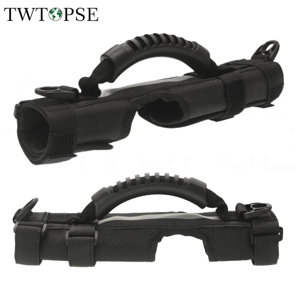 Bicycle Carrying Strap TWTOPSE 2.0 Bike Frame Handle Carrier For Brompton Folding Bicycle A C P T Durable Shoulder Carry Strap Belt
