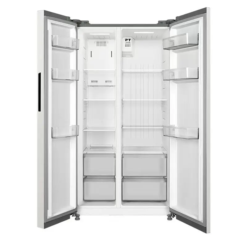 MEPS 2 Stars French Door Stainless Steel Side-by-Side Freezer Electric New Condition with Compressor Household Use Refrigerator