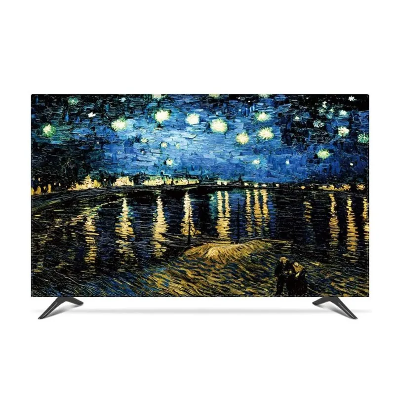 TV Cover 32-75 Inch Universal Polyester Dust Proof TV Screen Protector Cover Fabric for LCD Indoor Living Room Decoration tv cover