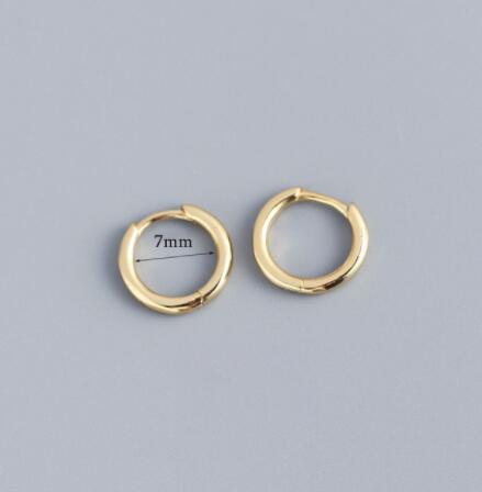Quality Stainless Steel Gold Geometric Small Hoop Earrings for Women Punk Hip-Hop Drop Earrings 2022 Trend Fashion Jewelry