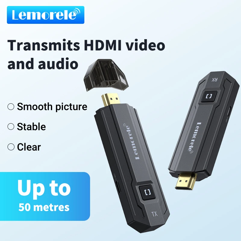 Lemorele-P20 hdmiワイヤレス送信機および受信機,カメラ,ラップ