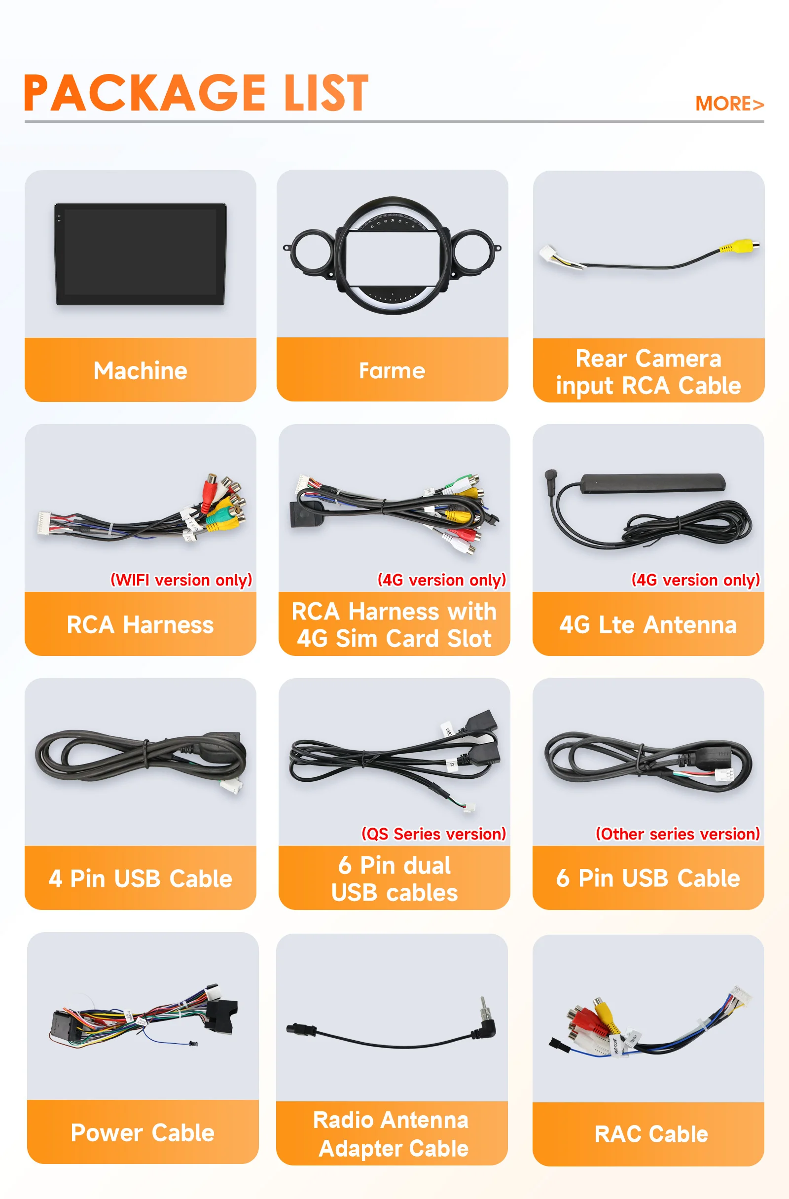 Radio de Coche Android Hizpo de 9 Pulgadas para BMW Mini Cooper R56 R60 R51 2006-2015, Auto Carplay, Navegación GPS, Estéreo, RDS, DSP, 4G, BT, Multimedia, 360 ° CAM 6