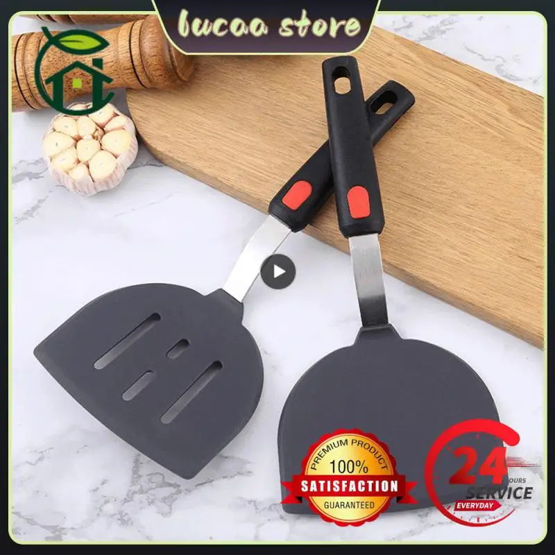 Frying Spatula Non-Stick Slotted Turner Kitchenware Turner Spatula Shovel Stainless Steel Silicone Steak KitchenFlip