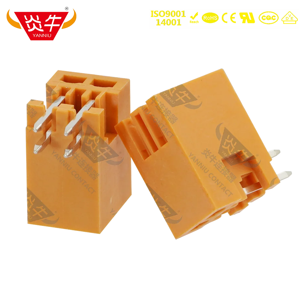 

50Pcs KF2EDGERC 3.5MM DEGSON MALE WEIDMÜLLER B2CF GRID INSTRUMENTATION DOUBLE LAYER CONNECTOR PLUG-IN TERMINAL BLOCK YANNIU