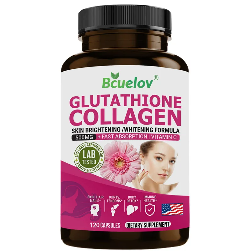 Glutathione and Collagen Capsules for Skin and Health