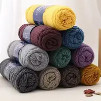 500g Alpaca Wool Yarn Coarse Yarn Hand Woven To Make Warm And Fashionable Sweaters Windbreakers Jackets Scarves Hats Yarn 1