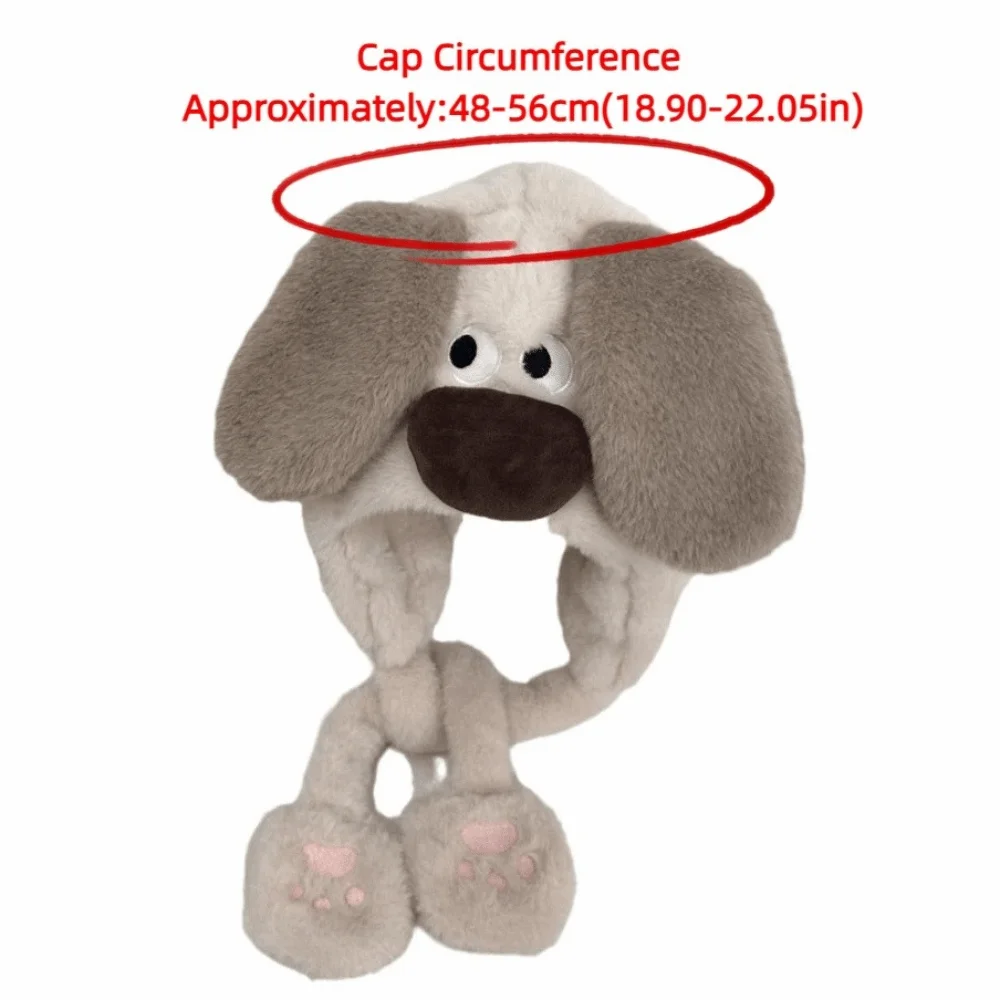 Breathable Kawaii Baby Ear Protection Hat Lamb Coldproof Capybara Hooded Scarf Creative Cute Cartoon Beanie Caps Infant