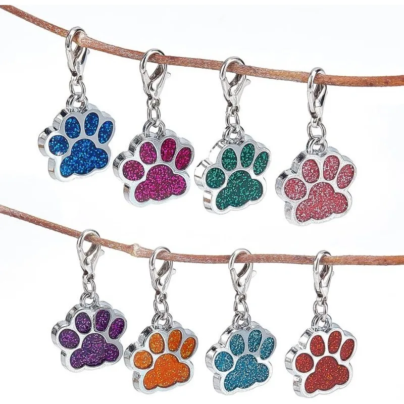 Crochet Stitch Markers Dog Paw Stitch Markers 8 Pcs