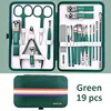 11-13pcs/set Nail Cutter Set Stainless Steel Nail Clippers Set With Folding Bag Manicure Kits Scissors Makeup Beauty Tool 6