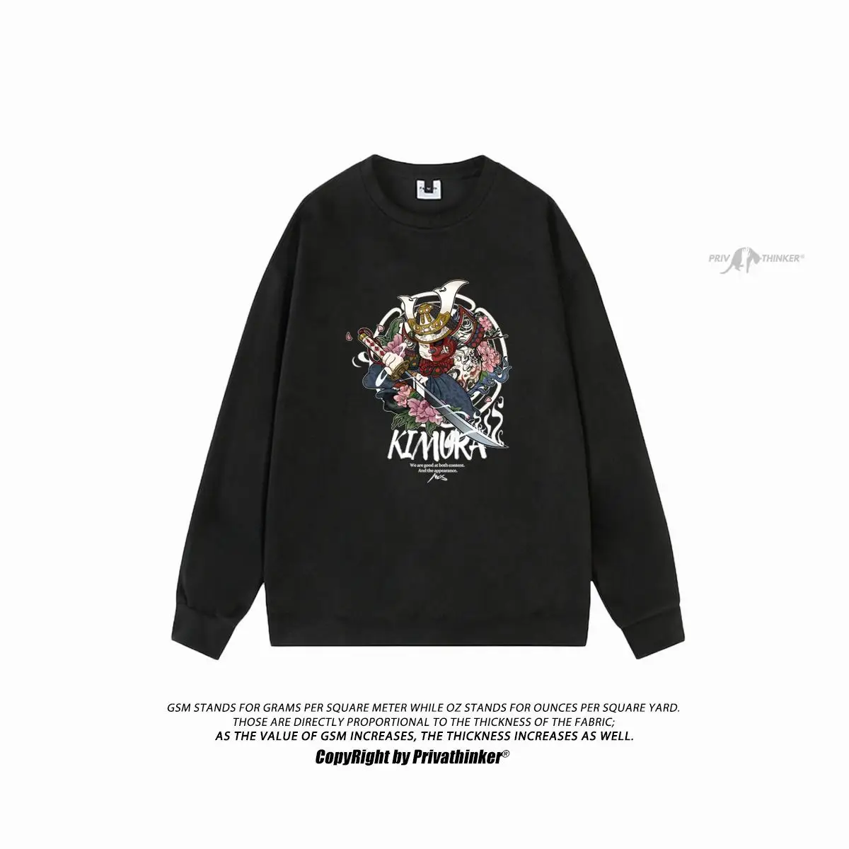 

Свитшот женский с длинным рукавом в японском стиле, в стиле хип-хоп