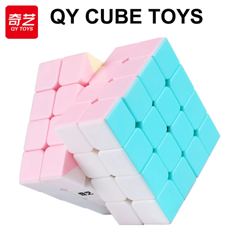 QiYi Speedcube 4x4x4 Qiyuan магический куб профессиональный 4x4 скоростной пазл 4 × 4 Детская игрушка-антистресс QY оригинальный Cubo Magico для игр кубик рубика