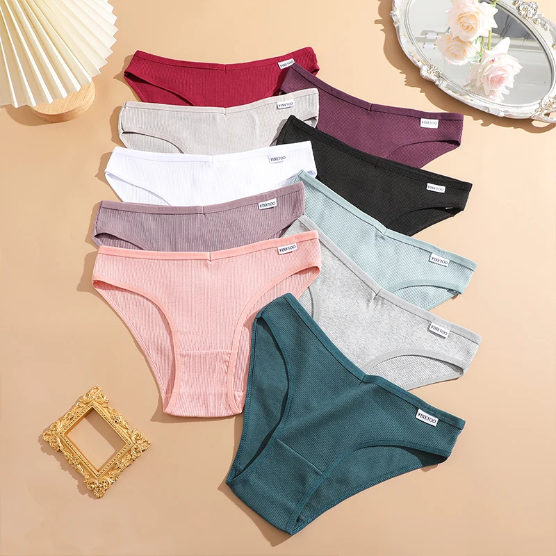 Cotton Women's Panties - Low Waist Briefs | Comfortable Soft Cotton Underwear
