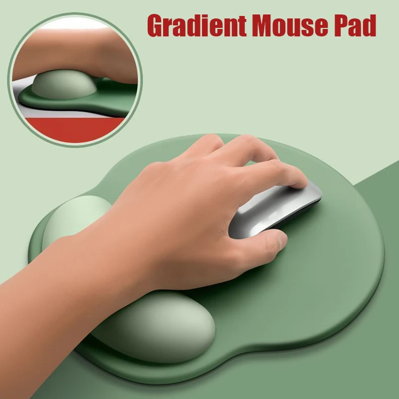 Tapis de souris de jeu d'ordinateur, tissu de soie de lait environnemental + fond en plastique + mousse à mémoire de forme, tapis de souris ergonomique pour accessoires de bureau