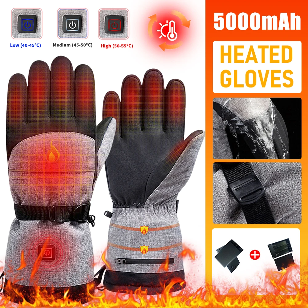 USB Rechargeable Heated Gloves 1